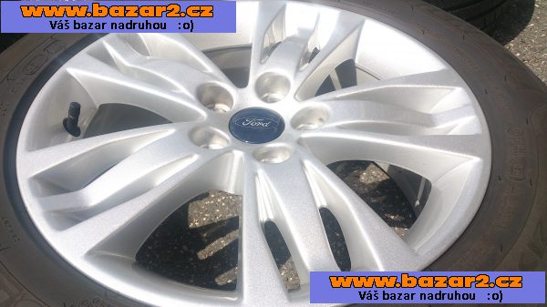   Ford Alu kola+ letní pneumatiky 215/55/R16 95W  90% vzorek