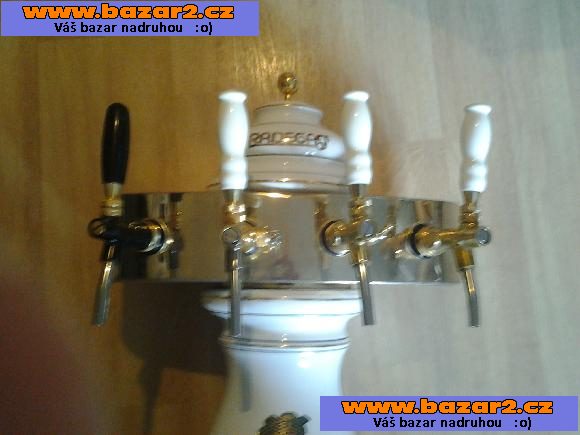  velká keramická pípa-radegast 4kohouty 
