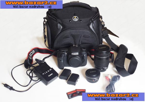 Canon EOS 7D + příslušenctví