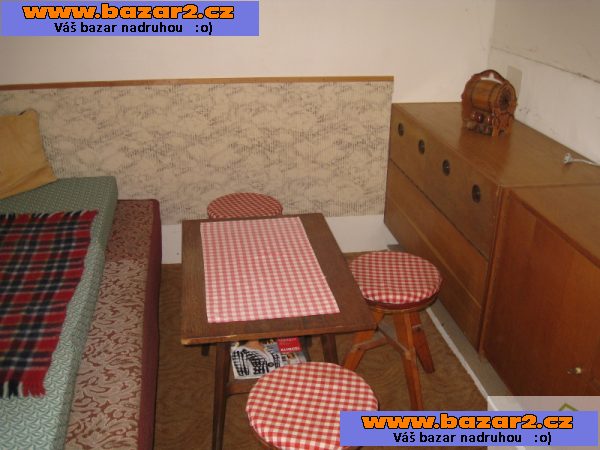 Prodej rekr. chaty 3+kk/V (64m2) + garáž, vl. pozemek (530m2), obec Kamenný Př.