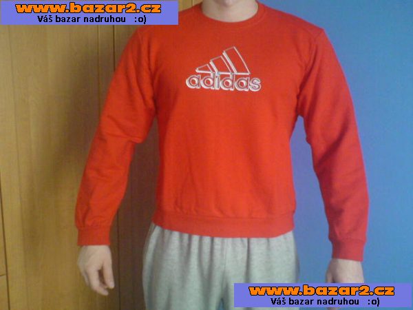 Pánská mikina Adidas červená vel. M
