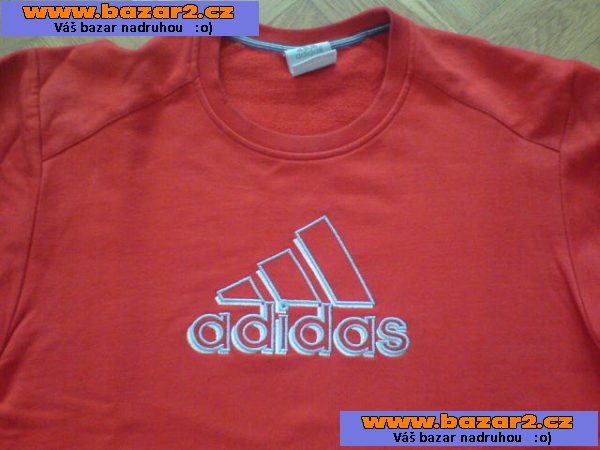 Pánská mikina Adidas červená vel. M