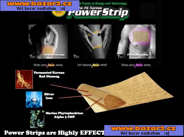 FGXPRESS - NÁPLAST POWERSTRIPS pro celou ČR + SK