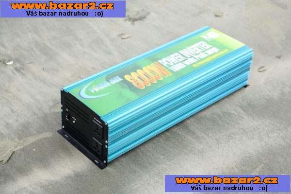 Měnič napětí 12V na 220V výkon 8000W max. 16000W