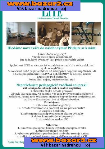 Hledáme nejlepší učitele angličtiny pod sluncem!