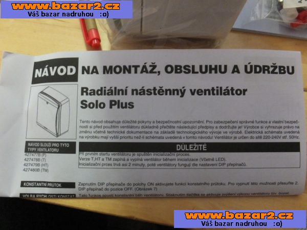 Radiální ventilátor 