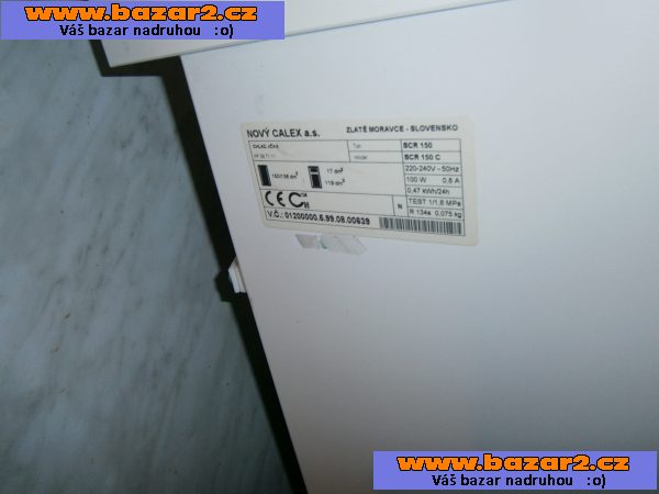 chladnička(lednička),klasická, se zárukou,CALEX SCR 150