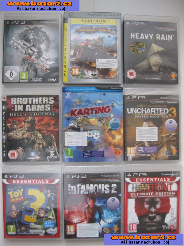 Hry na PS3 nové / použité 