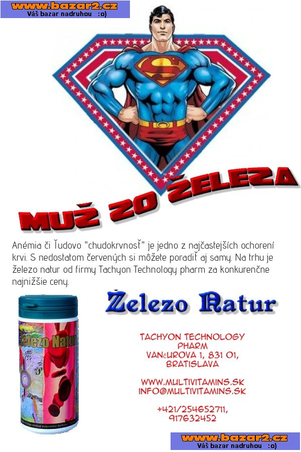 Anémia, nedostatok železa, doplnky stravy