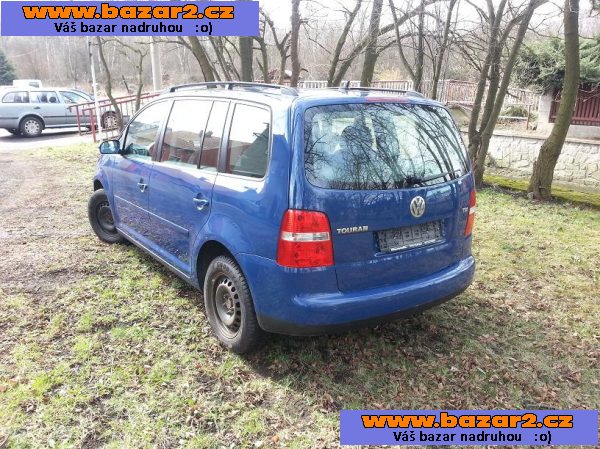 VW Touran 1,9 TDI GOAL, 77kw, r.v.06, 6 kvalt