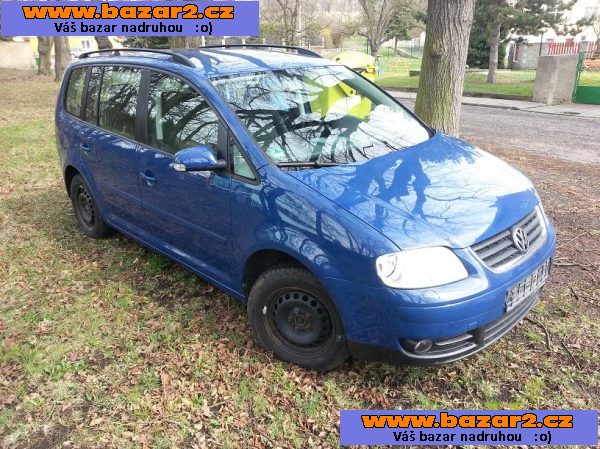 VW Touran 1,9 TDI GOAL, 77kw, r.v.06, 6 kvalt