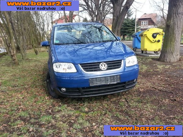 VW Touran 1,9 TDI GOAL, 77kw, r.v.06, 6 kvalt