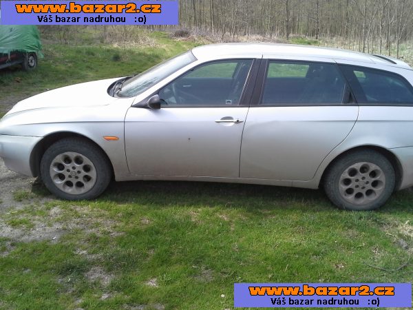 Prodej náhradních dílů nebo celého auta ALFA ROMEO 156 vagon2.4 LEVNE!