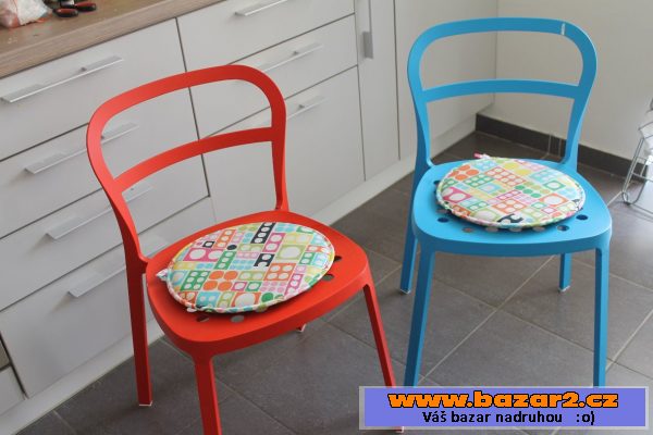 Barevné židle Ikea (2x)