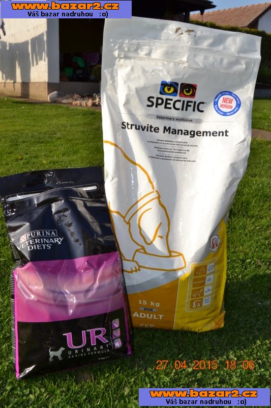dietní granule pro psa - na struvity