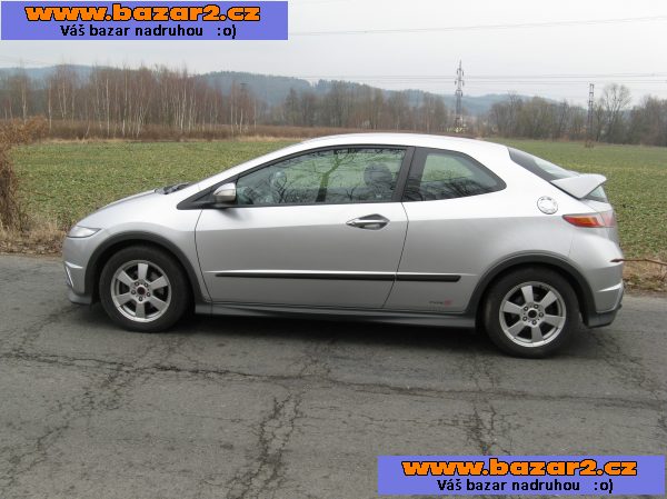 HONDA CIVIC, typeS, r.v. 2007, najeto 56 800km 