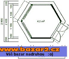 Prodejní stánek Hexa 4.2 m².