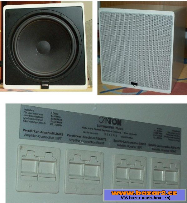 Canton GL 310 a pasívní subwoofer 