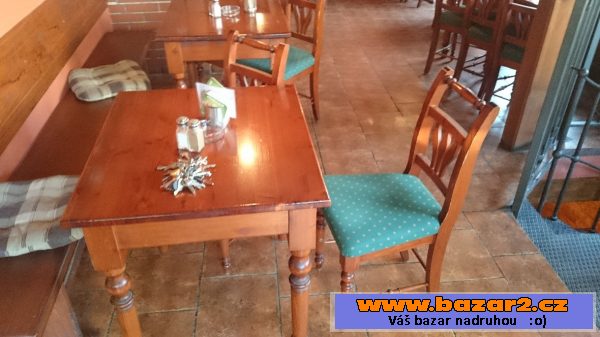 Stoly, židle do restaurace