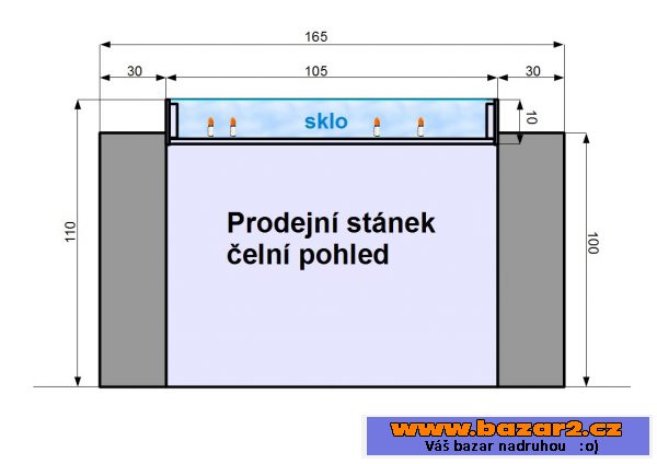 Prodám prodejní pult