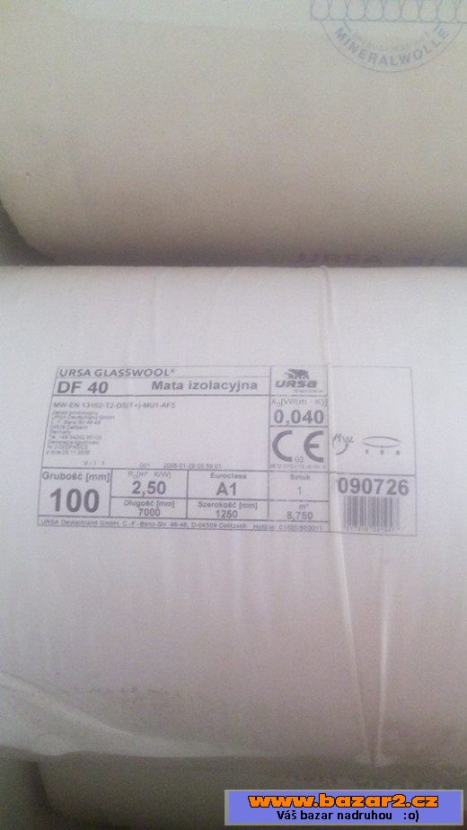 Izolačni vata Ursa 100mm