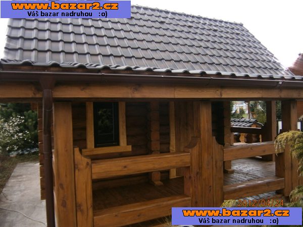 Zahradní srubový domek – celoročně obyvatelný