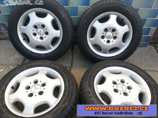 MERCEDES ALU 5 x 112 + nové gumy