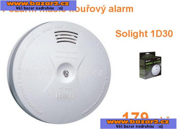 Požární hlásič kouřový alarm Solight 1D30