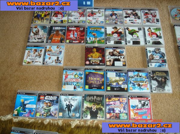 Rozprodávám sbírku asi sto kusů originálních her na PS3+PS3 slim