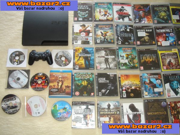 Rozprodávám sbírku asi sto kusů originálních her na PS3+PS3 slim