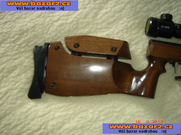 Prodám sportovní pušku na CO2 TAU-200. Puškohled 6-24x50, dioptr.....