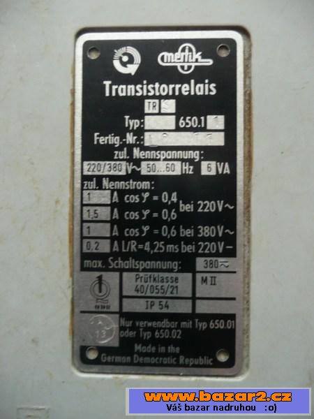 Tranzistorové relé