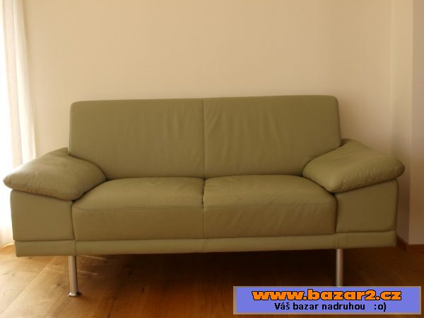 Kožená sedačka, super stav,160cm.