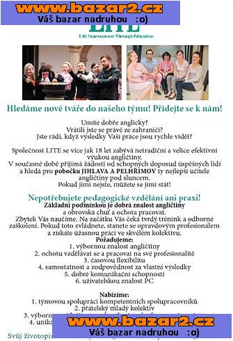 Hledáme nové tváře do našeho týmu!