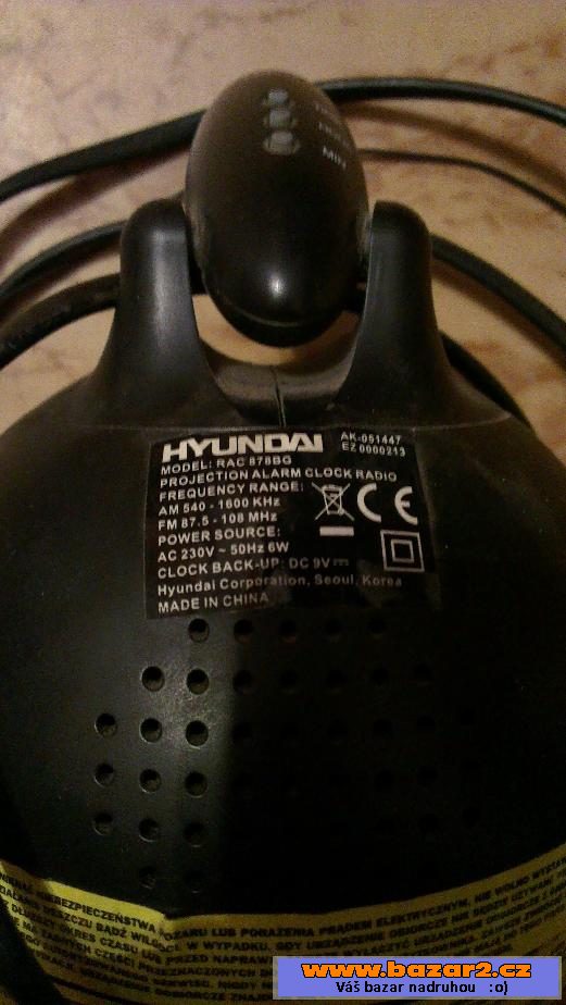 Rádio Hyundai RAC 878BG