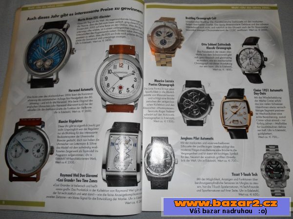 Katalog hodinek pro rok 2006