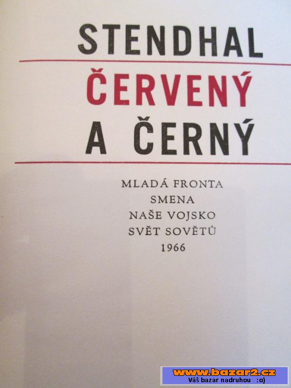 Červený a černý Stendhal 