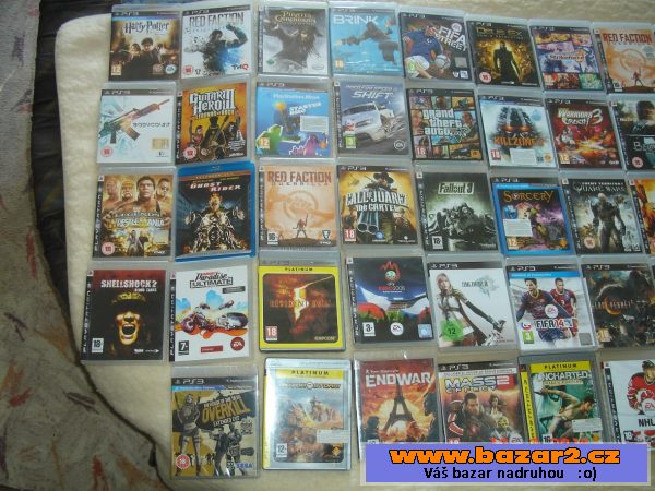 Rozprodávám asi sto her na PS3 + PS