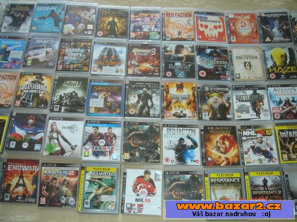 Rozprodávám asi sto her na PS3 + PS