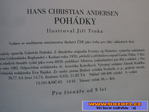 Andersen H.Ch. + J. Trnka - Pohádky