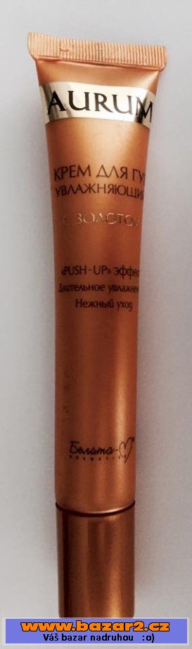 Push- up krém plné rty se zlatem