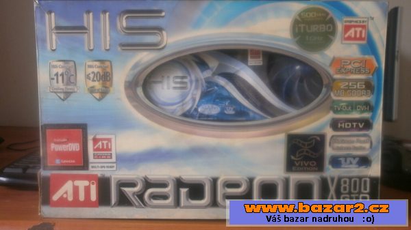 ATI Radeon  x800 GTO -256 MB DDR3
