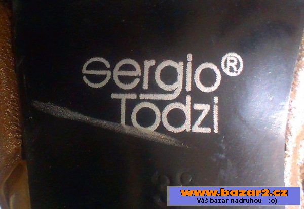 Kotníčkové zlaté boty Sergio Todzi