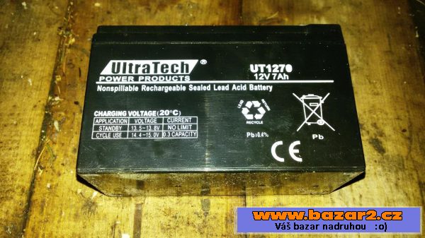 Akumulátor 12v 7Ah Ultratech