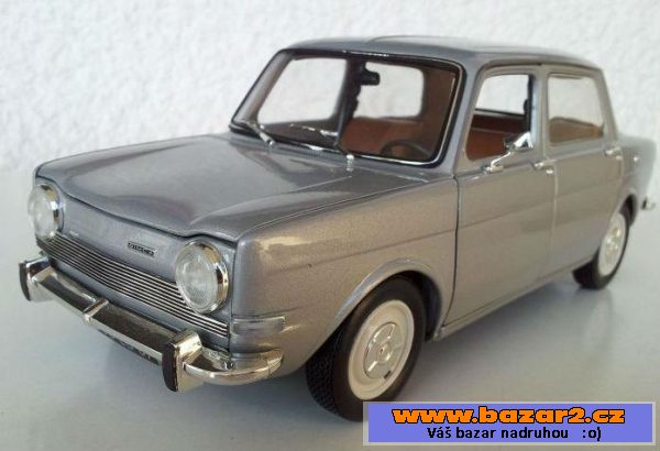 Kovový model Simca 1000 LS 1/18