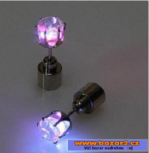 LED svítící náušnice