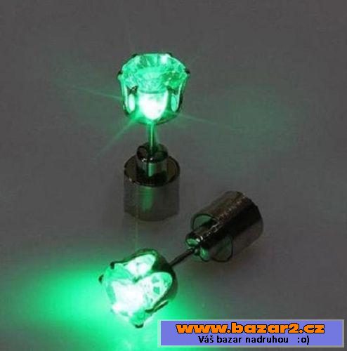 LED svítící náušnice