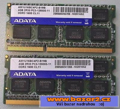  Prodam 2x4GB RAM DDR3