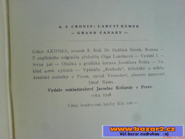 A. J. Cronin - Labutí zámek