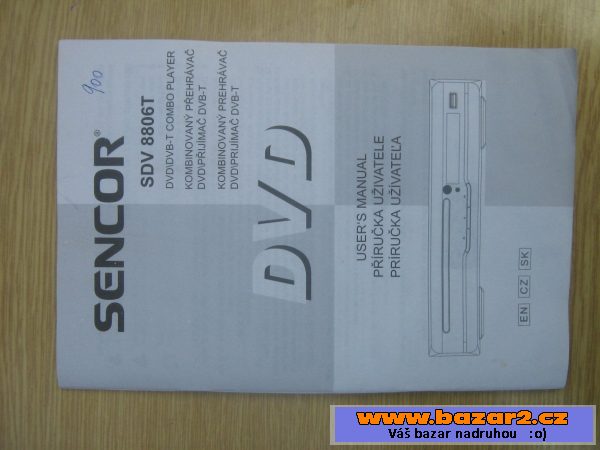 Přehrávač DVDDVB-T 